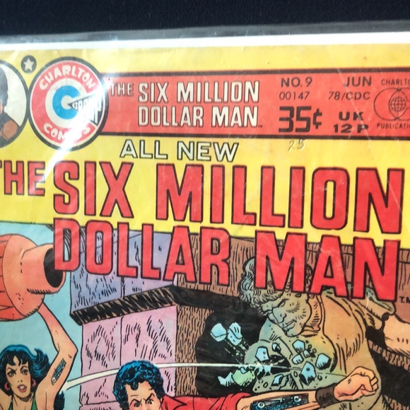 1976 The Six Million Dollar Man No.9 Comics - Picture 2 of 5